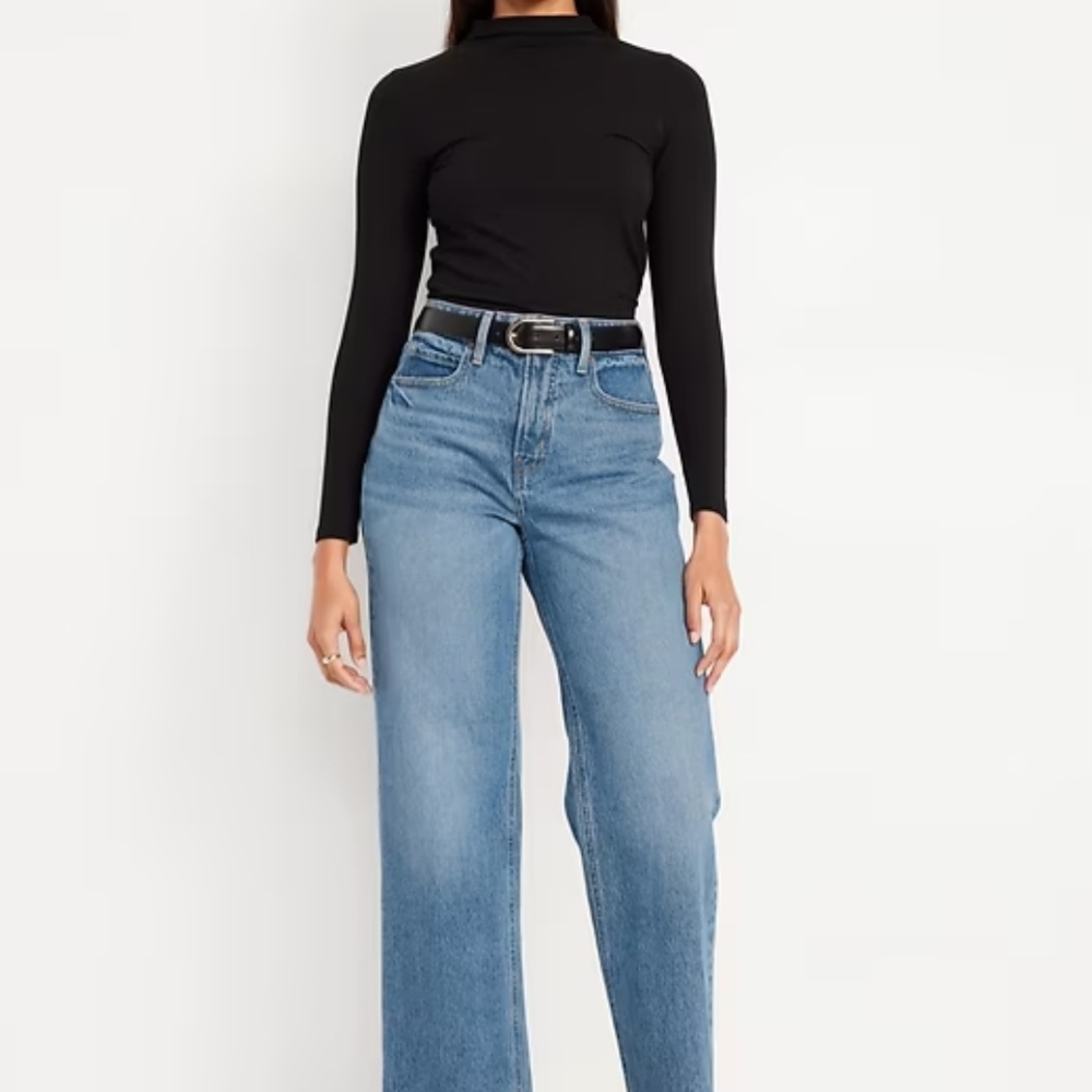Old Navy Light Blue Flare Jeans